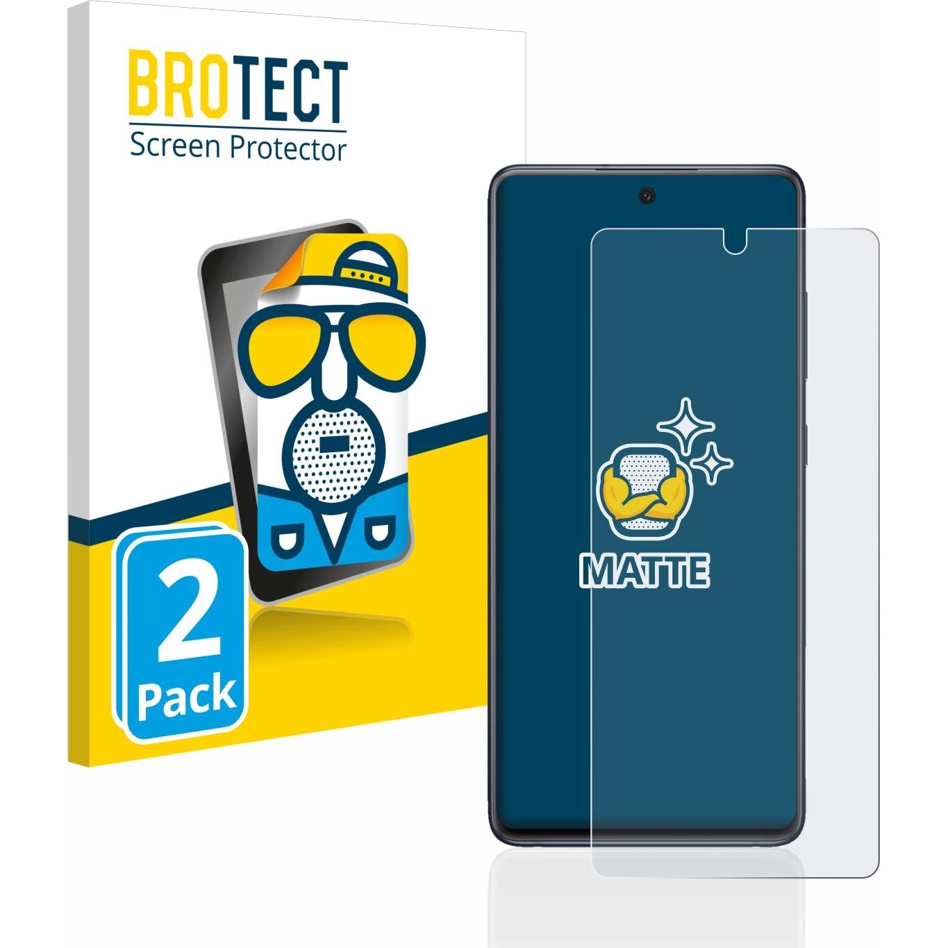 BROTECT Entspiegelungs-Schutzfolie Displayschutz Matt (2 Stück, Samsung Galaxy S20 FE 5G), Smartphone Schutzfolie, Grau
