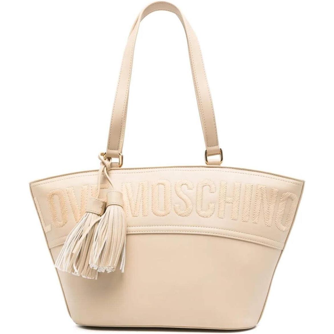Love Moschino Donna Beige Donne, Borsetta, Tracolla In Pelle Pu,