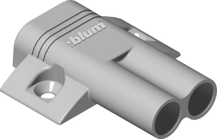 Actual product image Blum Cross double adapter plate