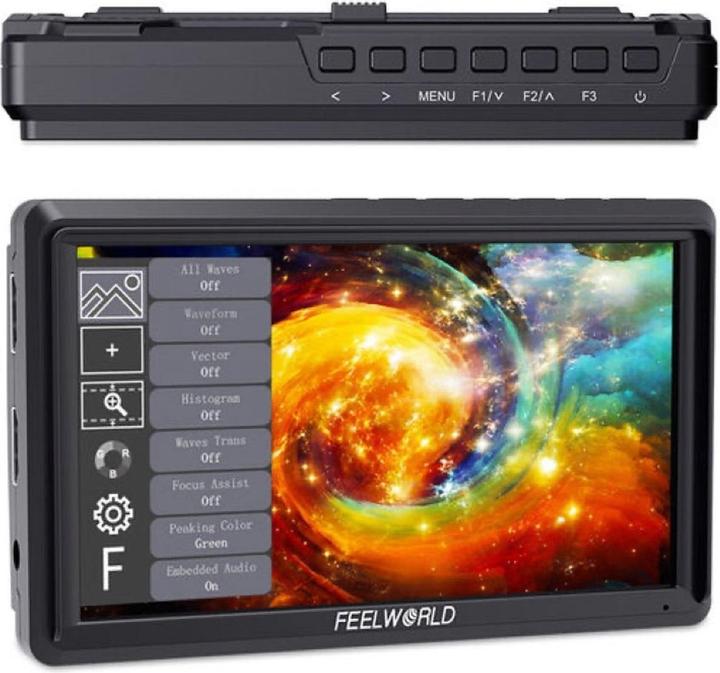 Produktbild Feelworld 5,5" S55 V2 1920X1152 4K HDMI DC OUT 3D LUT (5.50")