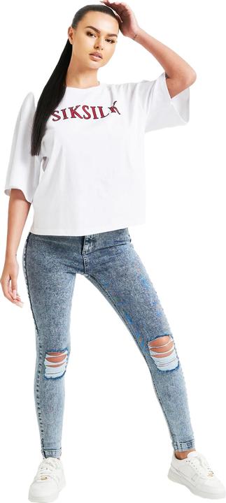 Immagine prodotto Siksilk Maglietta Corta Boxy Luccicante Donna (30)