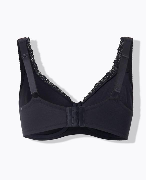 Actual product image Ulla Popken Lace Trim Underwire Bra (Single pack, 85 E)