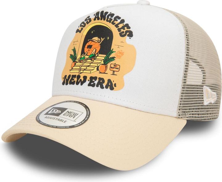 Produktbild New Era A-Frame Mesh Trucker Cap - GRAPHIC PRINT beige