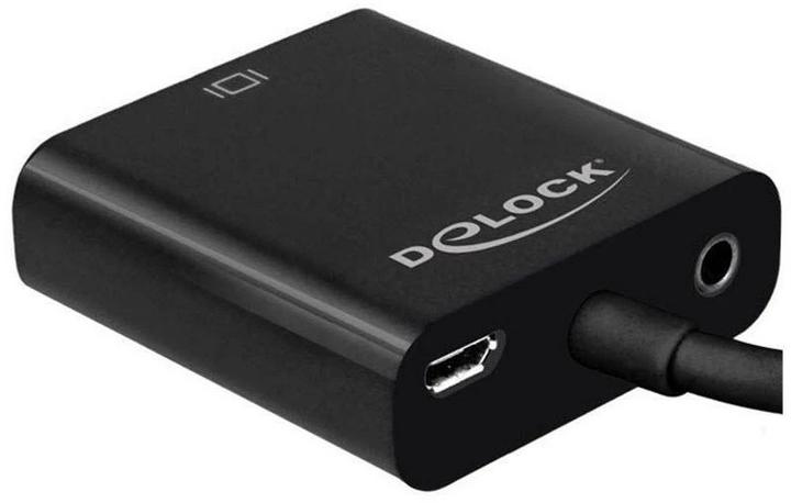Produktbild Delock Monitorkonverter Micro-D HDMI zu VGA+Audio (VGA, 17 cm)