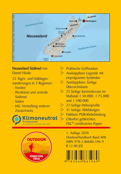 Produktbild Neuseeland Südinsel (Deutsch, Daniel Hüske, 2019)