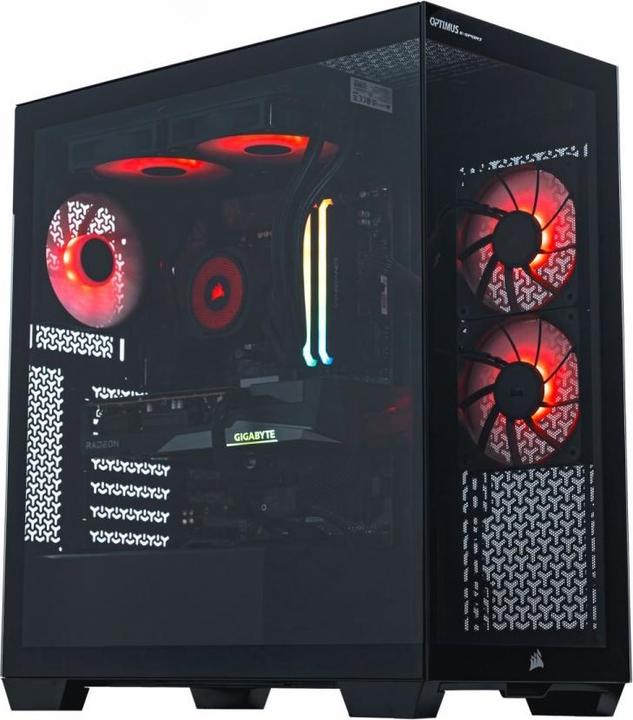 Actual product image Optimus Computer E-Sport GA520T-CR7 Ryzen 7 5800X/16GB/1TB/RX 7600 GAMING OC 8G/W (1000 GB, 16.38 GB, AMD Ryzen 7 5800X)