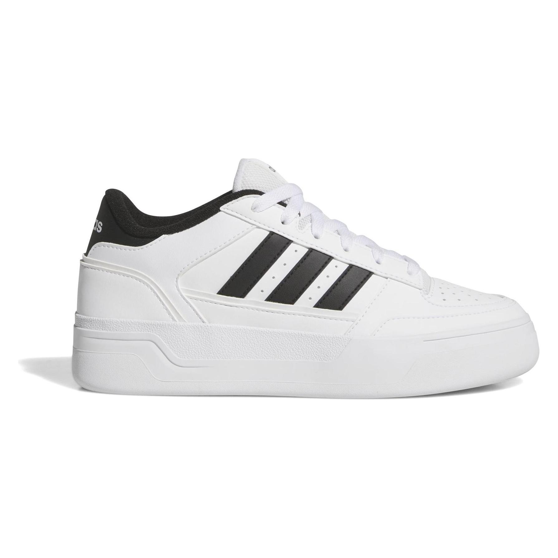 Adidas, Vrouwen, Sneakers, Damen Break Start Bold Schuhe, Wit, Zwart, (38.5)