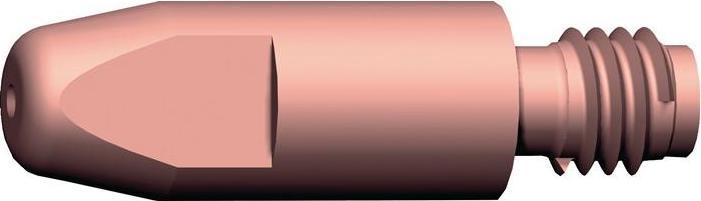 Actual product image Abicor Binzel Current nozzle Wire-Ø 1 mm M 6 Length 28 mm E-Cu