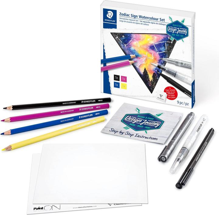 Immagine prodotto Staedtler Set di acquerelli Zodiaco "Viaggio nel design