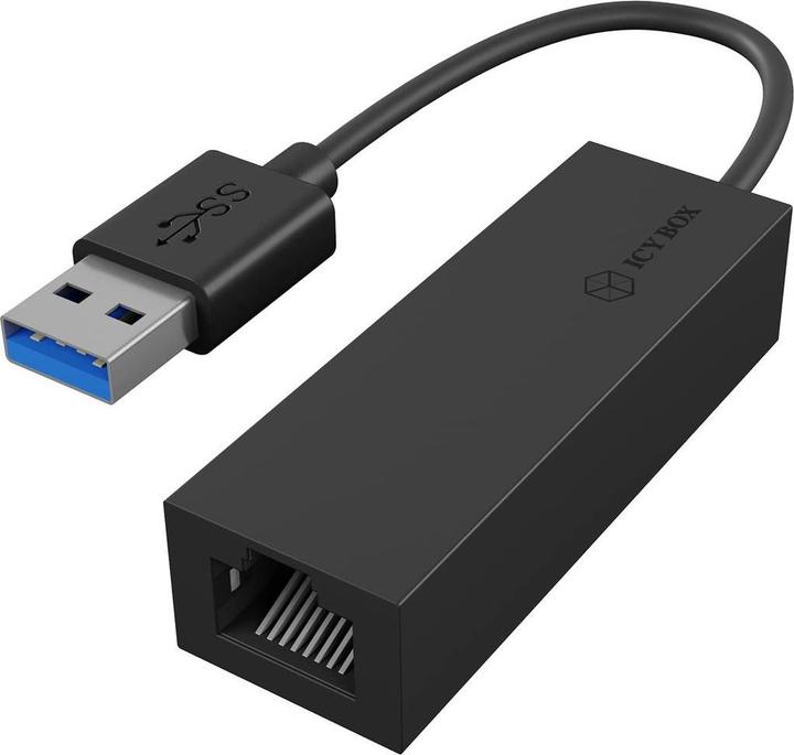 Icy Box IB-AC501A (USB, RJ45 Gigabit Ethernet (1x))