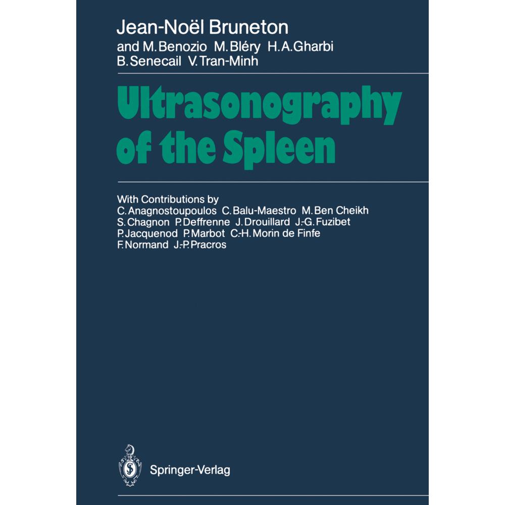 Ultrasonography of the Spleen, Fachbücher