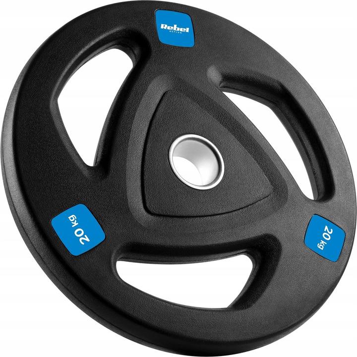 Immagine prodotto Rebel Peso in ghisa gommata 20kg Foro olimpico 51mm ACTIVE (1 x 20 kg)
