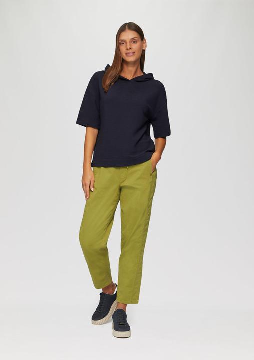 Produktbild s.Oliver Sweatshirt Kurzarm-Sweatshirt mit Strukturmuster (40)