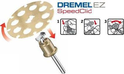 Image du produit Dremel EZ SpeedClic disque à tronçonner le bois Ø 38,0 mm (1 pièce)