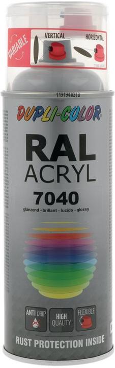 Actual product image Dupli-Color Glossy acrylic paint RAL 7040 window grey (Window grey, 0.40 l)