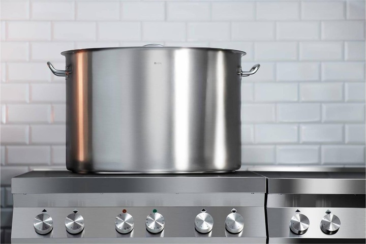 Produktbild Royal Catering Kochtopf Induktion 106 Liter Kochtopf Mit Deckel Suppentopf Grosser Topf Eintopf (60 cm, Kochtopf, Edelstahl)