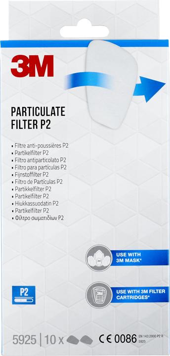 Actual product image 3M Particle filter (P2, 10 x)