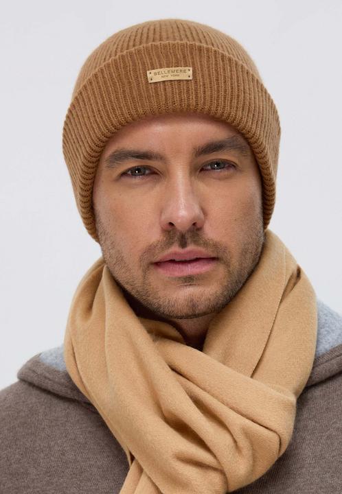 Image du produit Bellemere Headgear Ribbed Lambswool Beanie (Taille unique)
