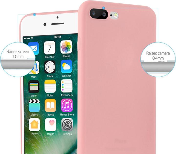 Image du produit Cadorabo Couverture TPU Candy (Apple iPhone 7 Plus, Apple iPhone 7s Plus, Apple iPhone 8 Plus)