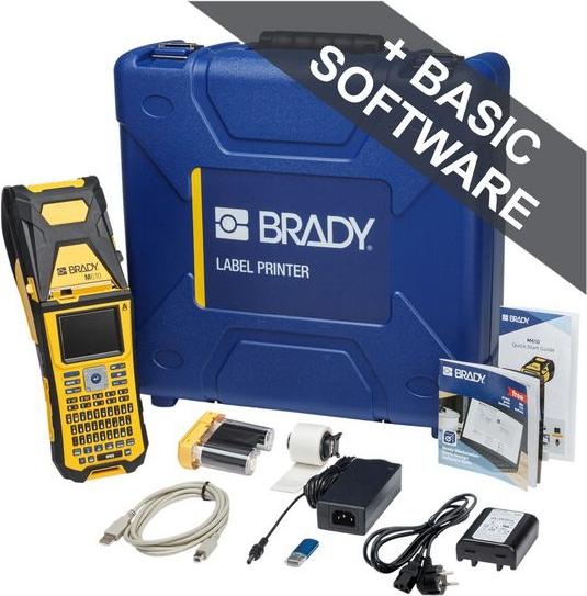 Productafbeelding Brady M610-QWERTY-EU, mobiele thermische transferprinter, QWERTY-toetsenbord, PC-aansluiting, 300 dpi (300 dpi)
