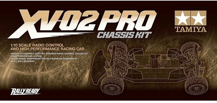 Image du produit Tamiya XV-02 PRO Kit Châssis Cardan (Kit)