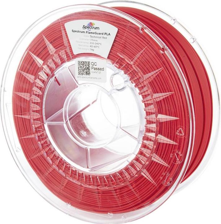 Immagine prodotto Filaments 81454 FlameGuard PLA Filament PLA flammhemmend, hitzebeständi (PLA, 1.75 mm, 1000 g)