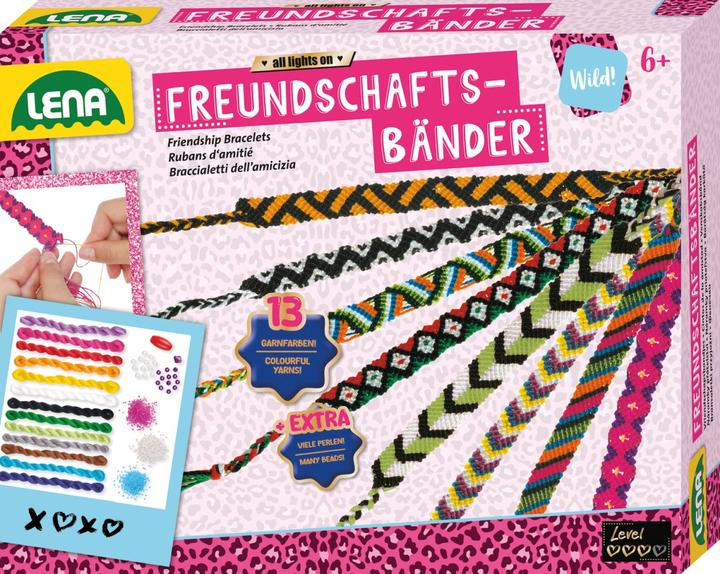 Actual product image Lena Friendship bracelets, big, Children"s jewellery bracelet making kit, 6 yr(s), Multicolour