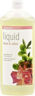 Produktbild Sodasan Pflanzenseife Rose-Olive Bio (Flüssigseife, 1000 ml)