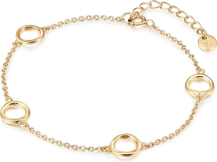 Image du produit Glanzstücke München Femmes argent sterling or jaune 17,0 cm longueur de base + 3,0 cm extension - 10248 (17 cm, Argent Sterling)