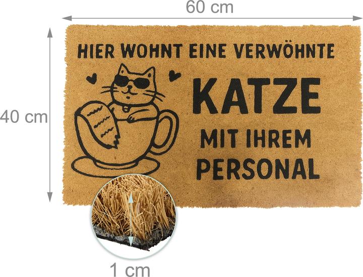 Immagine prodotto Relaxdays zerbino (40 x 60 cm)