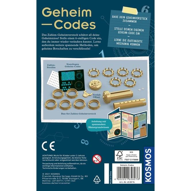 Produktbild Kosmos Baue dein eigenes Zahlen-Geheimversteck