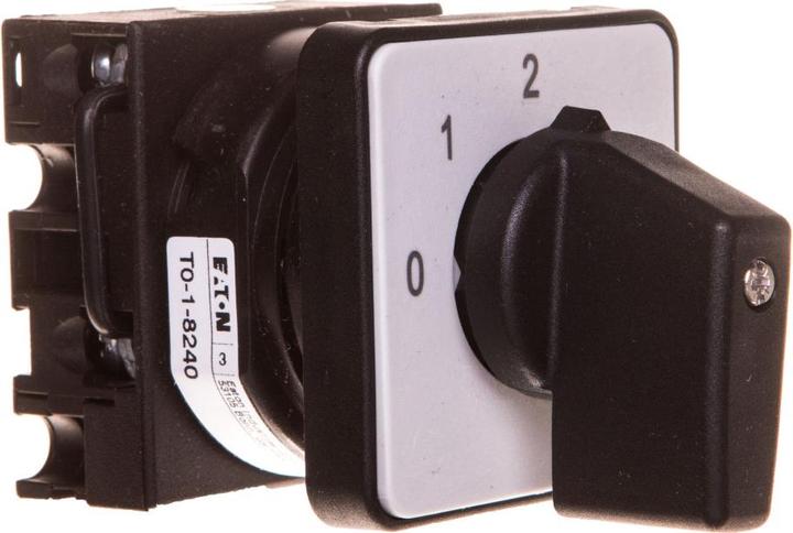 Image du produit Eaton Interrupteur de commande 6.5 kW 6 A Positions de l'interrupteur 3 pôles 1