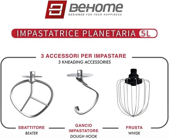 Actual product image Behome Planetary Mixer (1200 W)