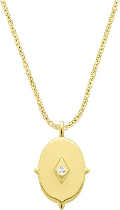 Immagine prodotto Candy Collana Ester, argento sterling 925, placcata oro (Argento 925, 42 - 45 cm)