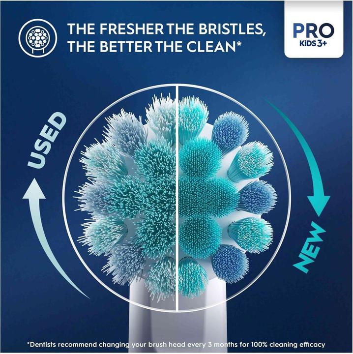 Produktbild Braun Oral-B Pro Kids Ersatzköpfe mit Disney Frozen, 3 Köpfe (3 x)
