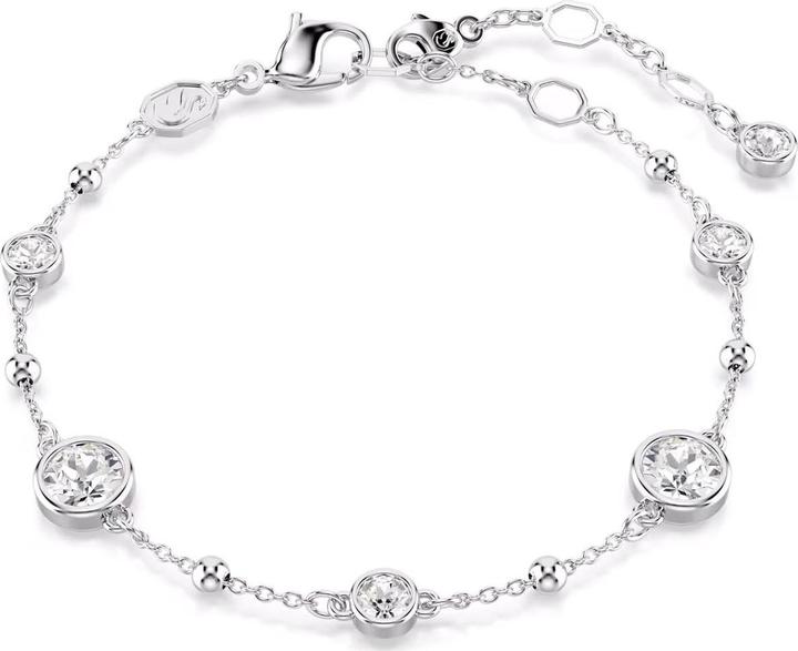 Swarovski Imber bracelet round cut white (20.50 cm, Swarovski Metal)