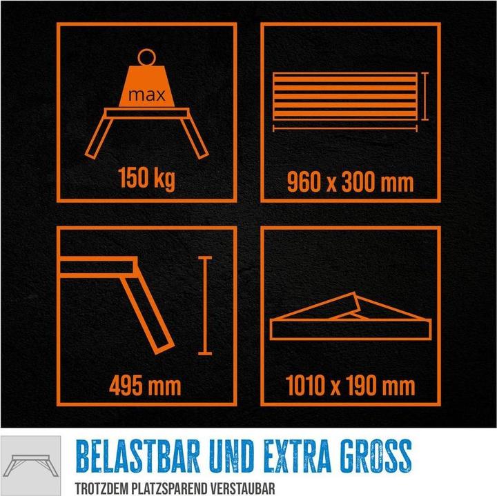 Produktbild Güde GAAP 960 (Plattformleiter, 127 cm)