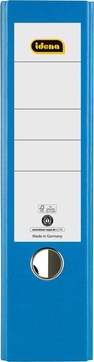 Actual product image Idena Folder A4 blue 8cm cloud marble FSC mix (A4, 80 mm)