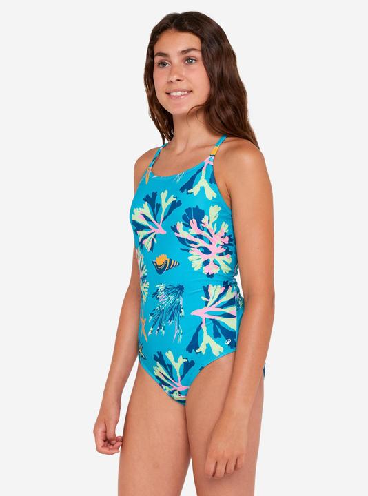 Produktbild Nabaiji Girls’ swimming 1-piece swimsuit - 100 Lila ataa pupu turquoise (122)