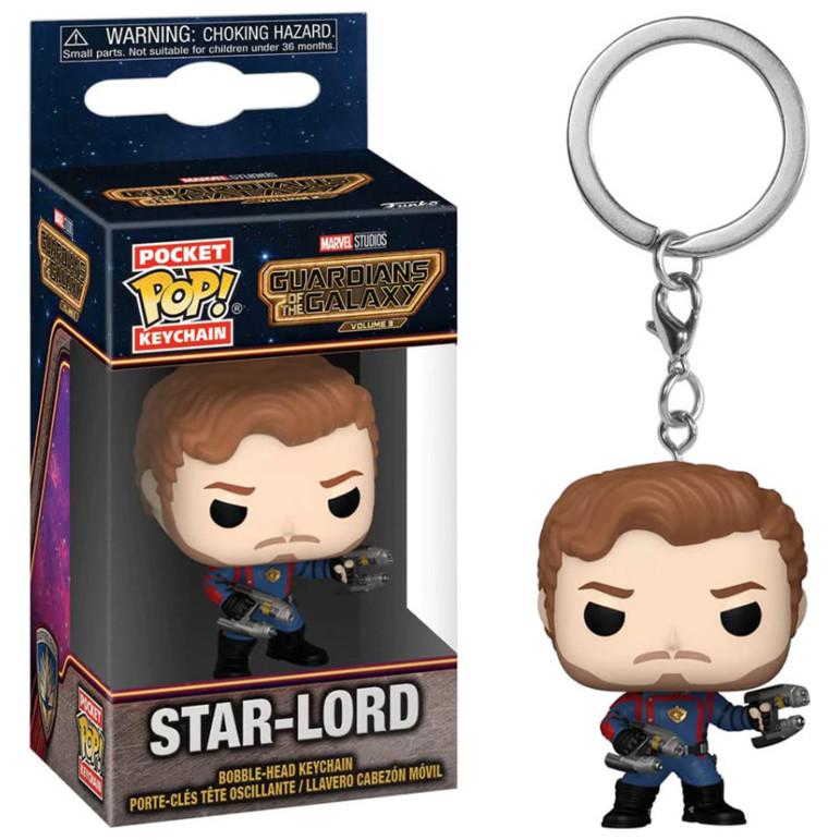 Funko, Schlüsselanhänger, Key POP! Guardiani della Galassia Vol3 : Star-Lord