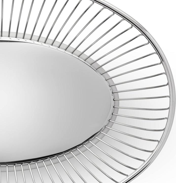 Actual product image Alessi Wire Basket Silver Coloured (28 x 20 cm)