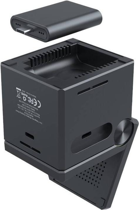 Immagine prodotto Choetech T632-F Caricabatterie induttivo 3-in-1 da 15W (nero) (15 W)