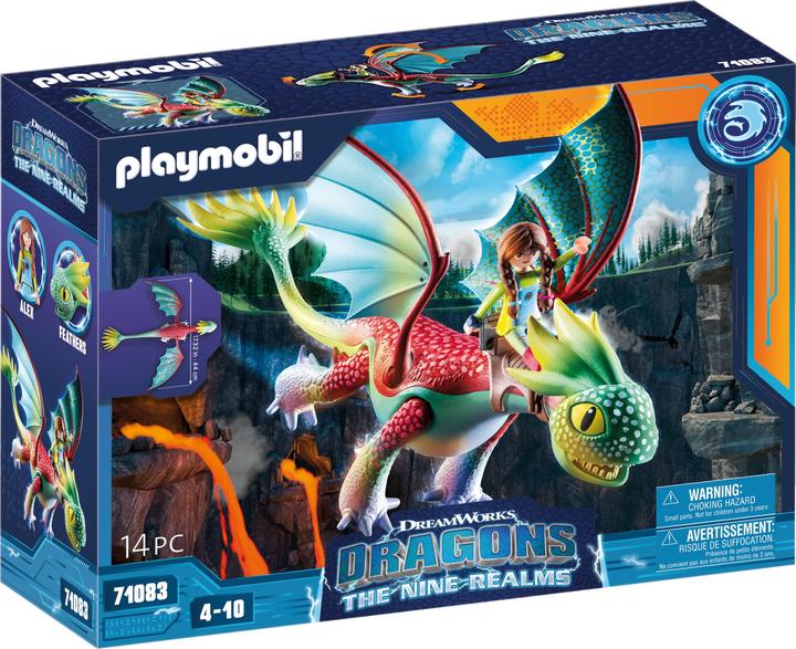 Produktbild Playmobil Dragons: The Nine Realms - Feathers & Alex (71083, Playmobil Dragons)