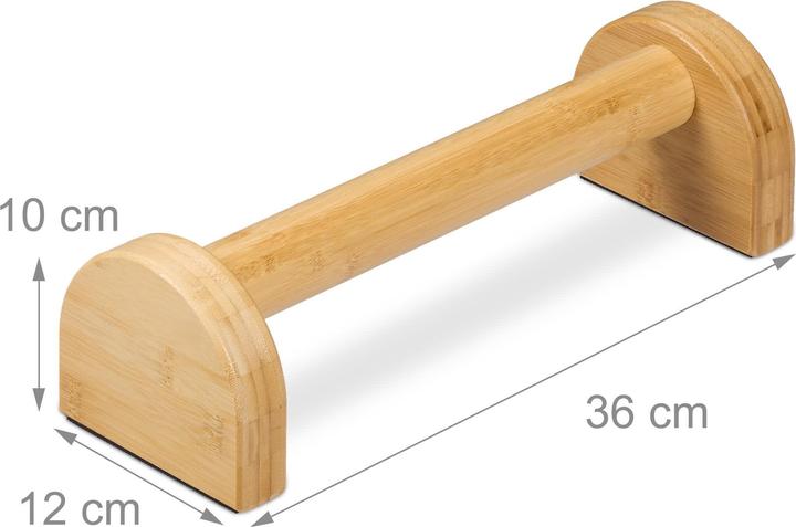 Actual product image Relaxdays 2x Liegestützgriffe