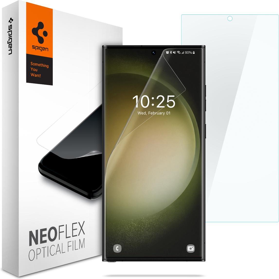 Spigen Neo Flex (1 Stück, Samsung Galaxy S21), Smartphone Schutzfolie, Transparent