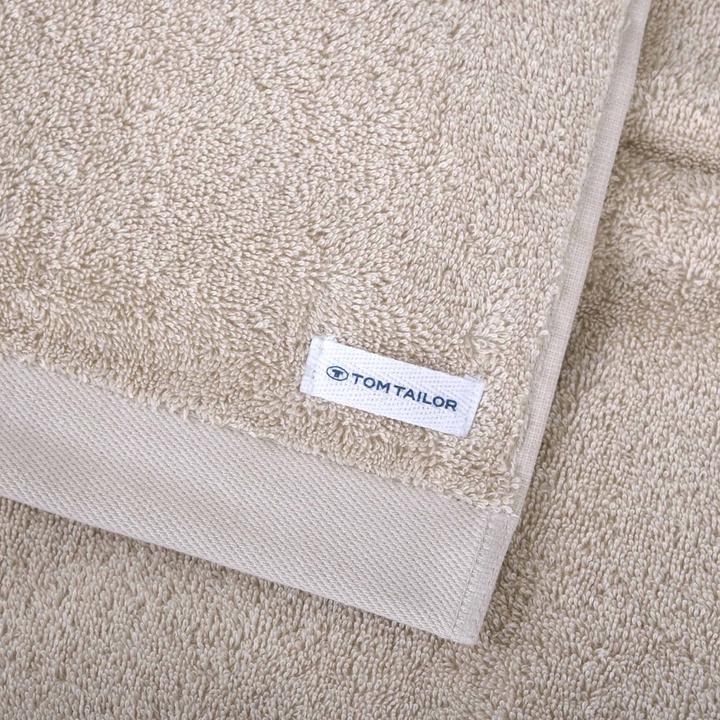 Produktbild Tom Tailor Duschtuch 140 x 70 cm, Beige/Sand, Eigenschaften: Keine (70 x 140 cm)