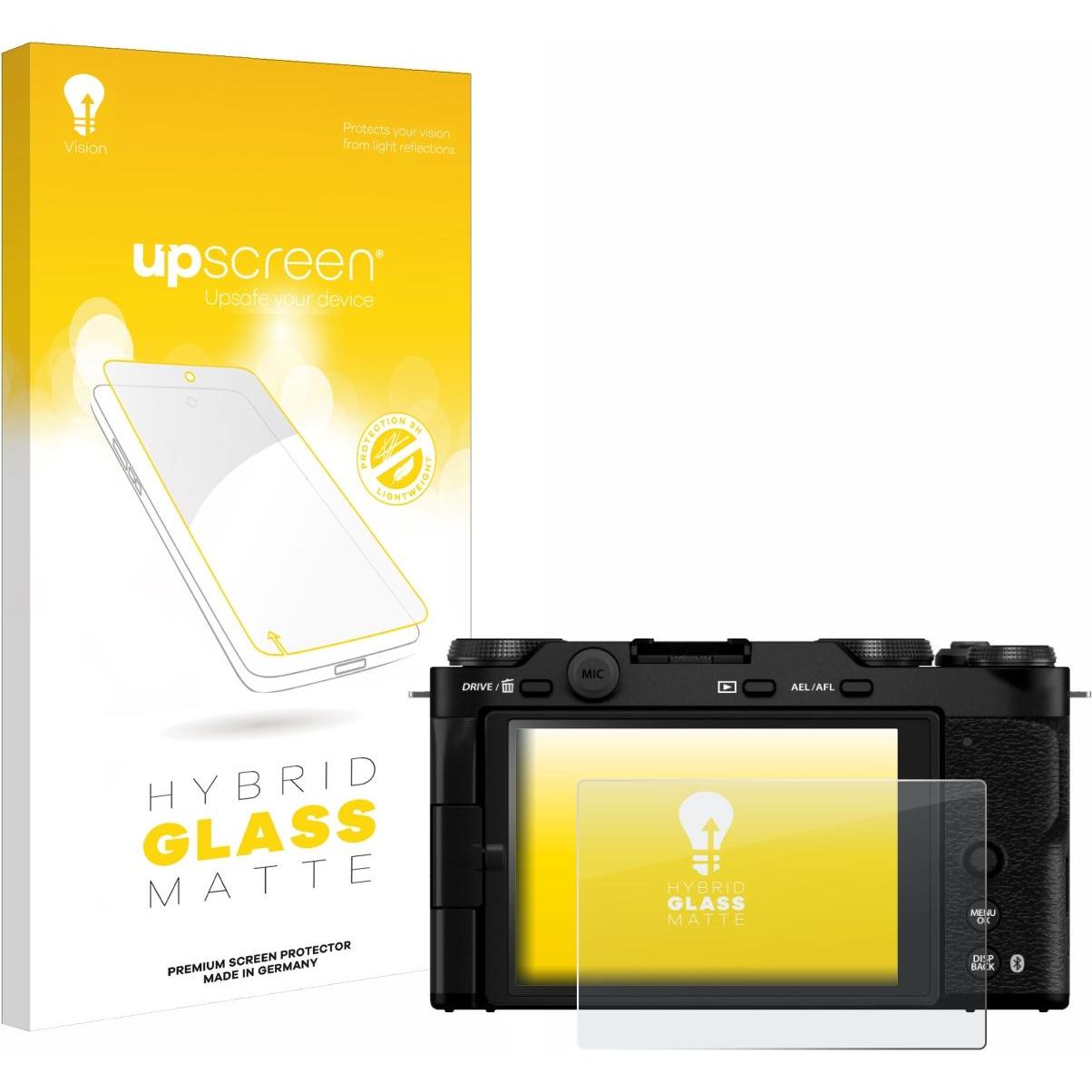 upscreen Schutzglas Schutzfolie Glas Folie Displayschutz matt (Displayschutz), Kameraschutz