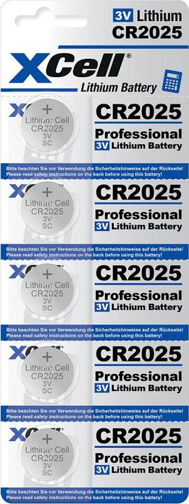 Actual product image Hückmann Button cell lithium 3V (5 pcs., CR2025, 170 mAh)