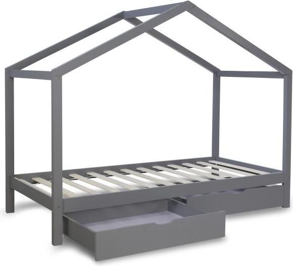 Immagine prodotto Homestyle4u Letto per bambini Letto per bambini con materasso e rete (90 x 200 cm)