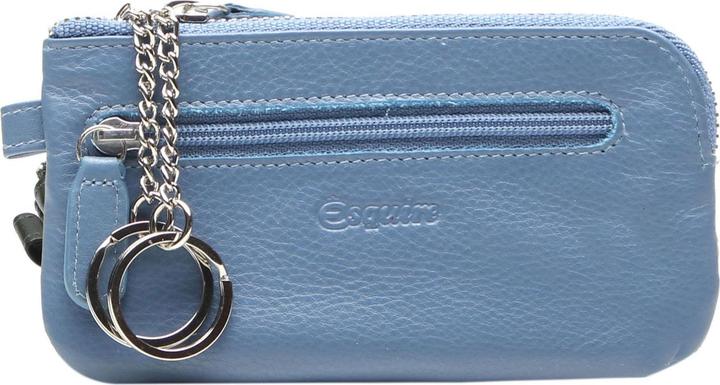 Actual product image Esquire Viktoria leather key case 12 cm